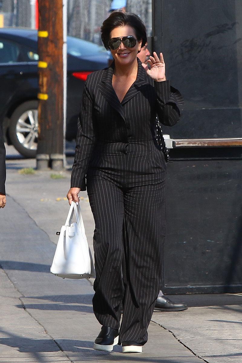 Kris Jenner fat suit popping open