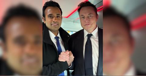 Photo of Vivek Ramaswamy and Elon Musk