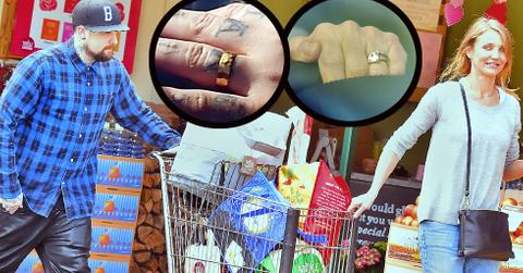 Cameron Diaz Benji Madden Married Newlyweds Rings