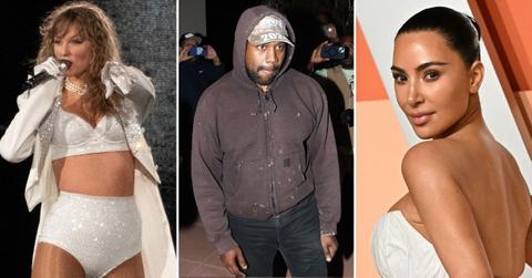 Photo of Taylor Swift, Kanye West and Kim Kardashian