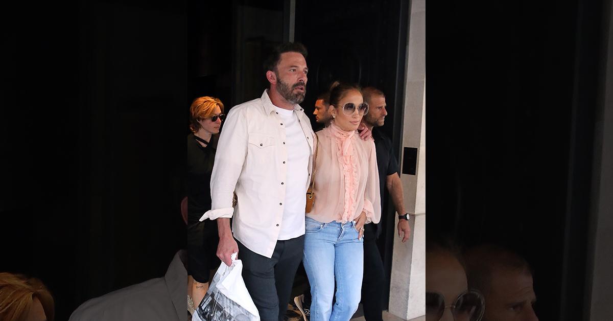 ben affleck j lo wedding ambulance child injured georgia home