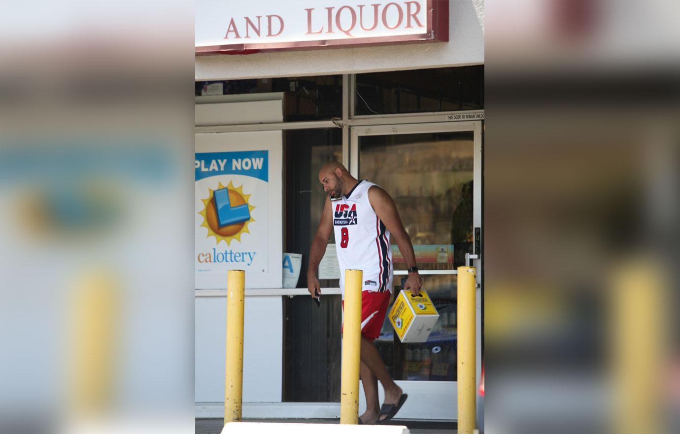 Hank Baskett Buying Booze Divorce