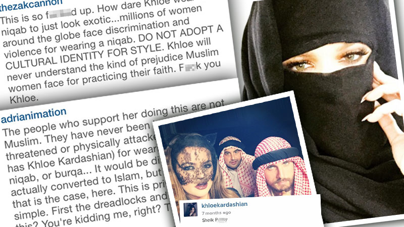 //khloe kardashian stirs up muslim clothing controversy in dubai​