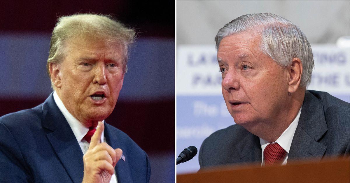 donal trump lindsey graham mega