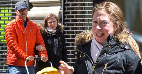 //chelsea clinton no makeup pregnant baby bump pp