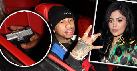 Kylie Jenner In Danger? Tyga' Friend Carries Gun At Nightclub