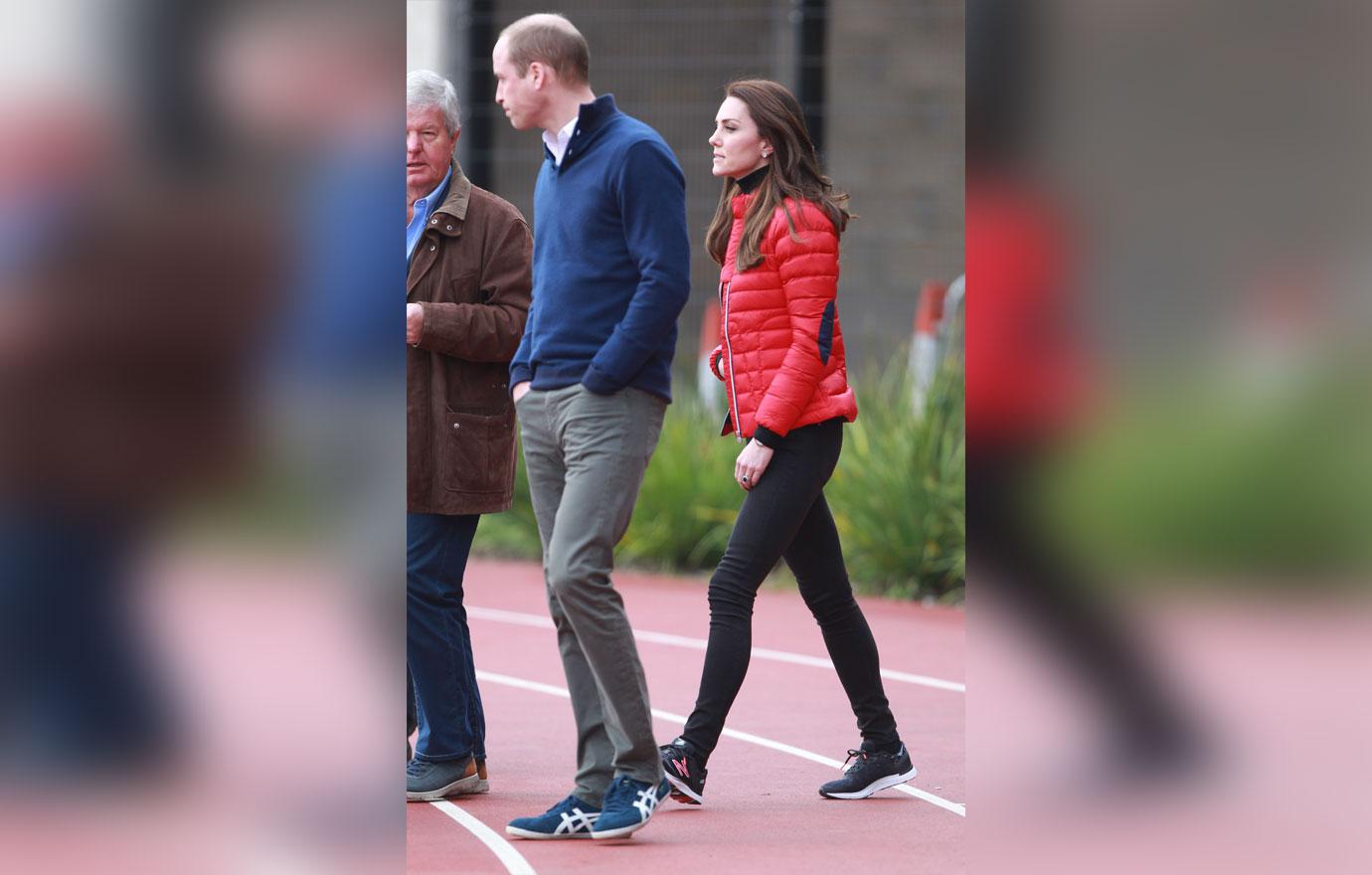 Kate Middleton Scary Skinny Legs Running