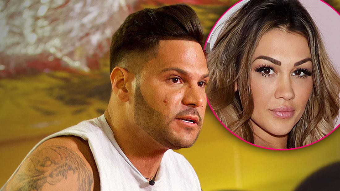 Angry Ronnie Ortiz-Magro Looking Right, Inset Jen Harley