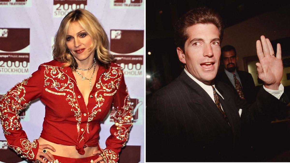 Madonna briefly dated John F. Kennedy Jr.