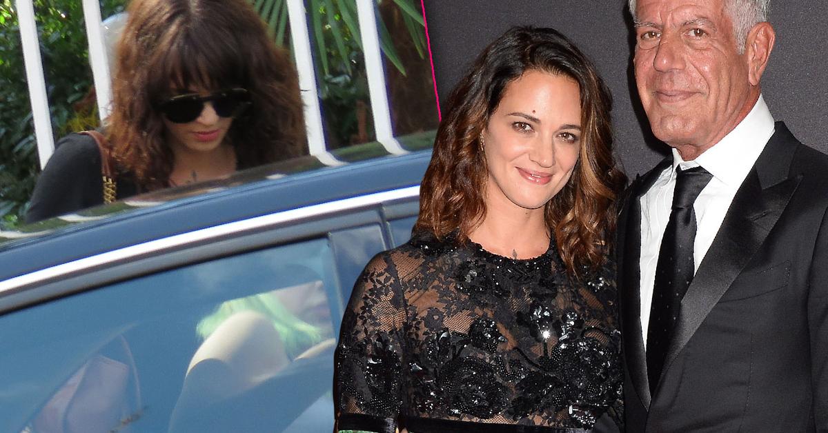 Asia Argento Leaves Rome For Anthony Bourdain Funeral(01)