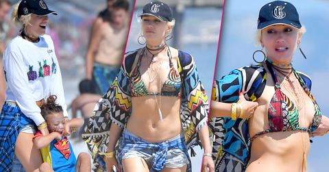 Gwen Stefani bikini beach pics