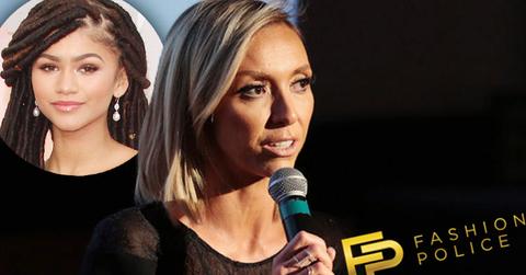 Giuliana Rancic Zendaya Fashion Police Writers Wrote Joke