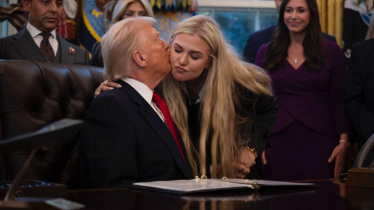 Photo of Donald Trump, Erika Kirk