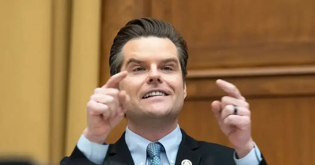 matt gaetz face heavy botox filler accentuate features top docs