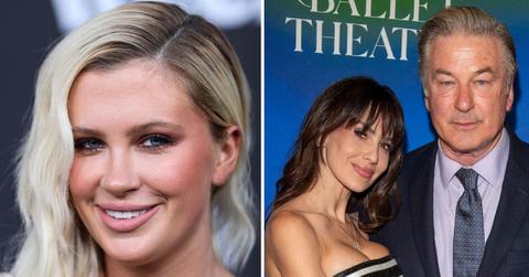 Composite photo of Ireland, Hilaria and Alec Baldwin