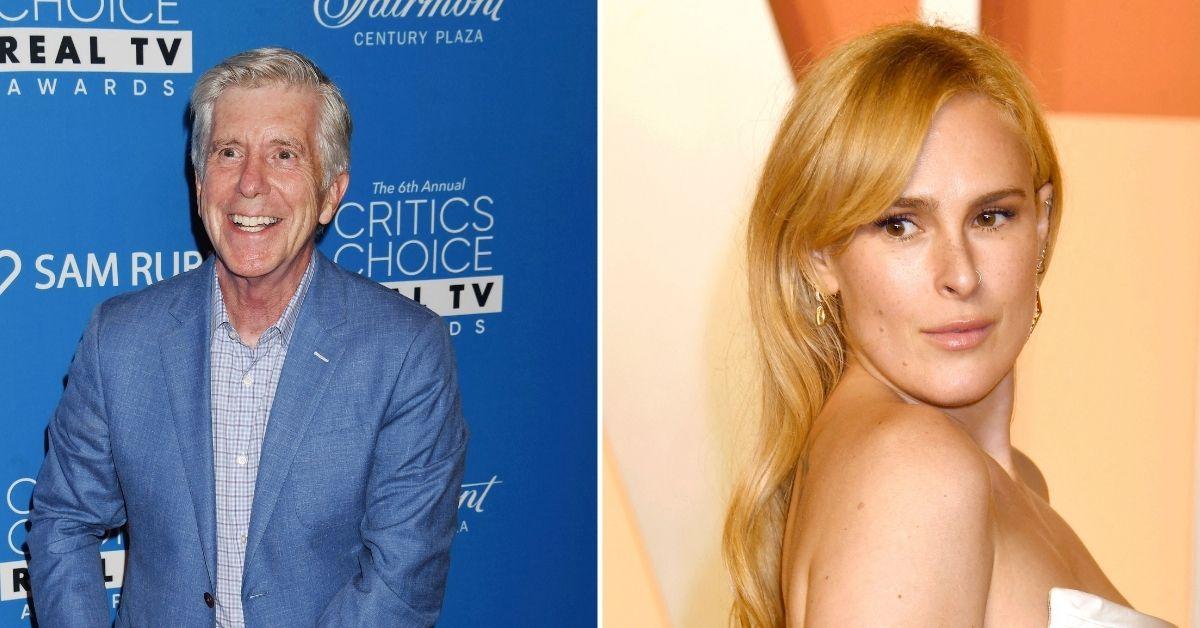 Composite photo of Tom Bergeron and Rumer Willis