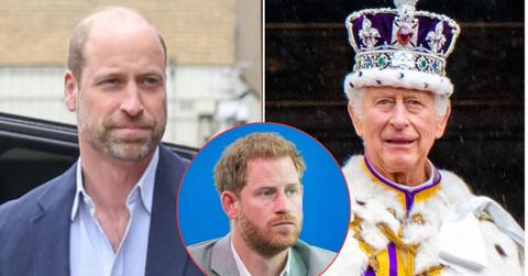 Photo of Prince William, King Charles, and Prince Harry