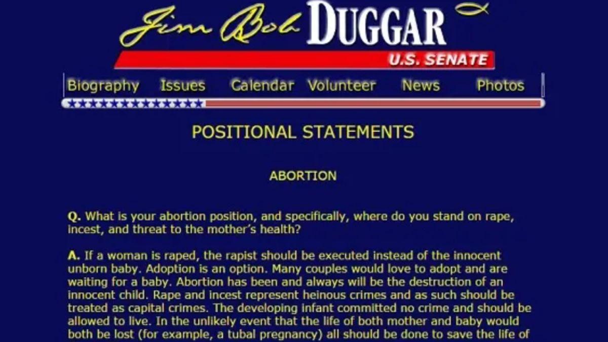 Jim Bob Duggar ran for Senate in 2002, losing badly to Tim Hutchinson.