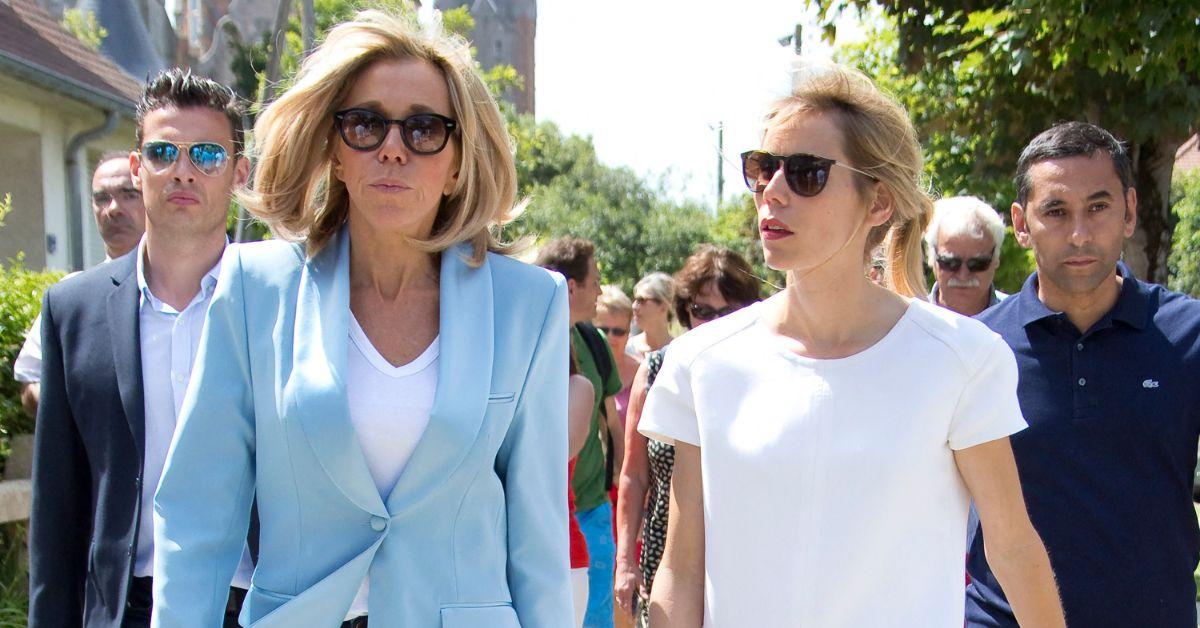 photo of brigitte macron and Tiphaine Auzière