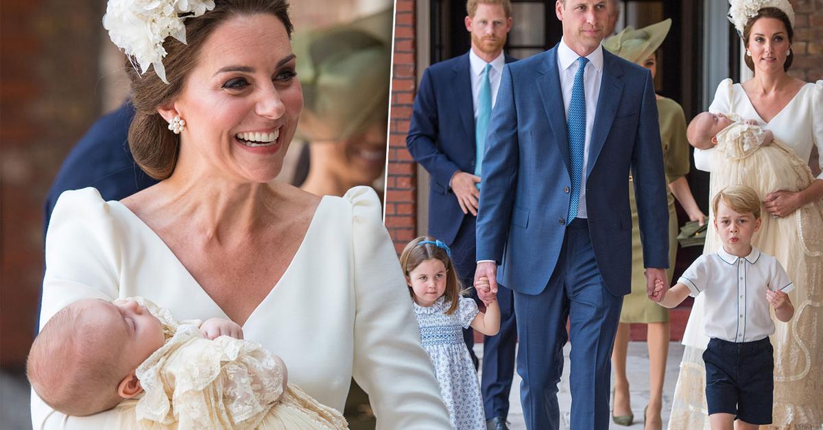 Kate Middleton Stuns At Prince Louis' Christening With Royals