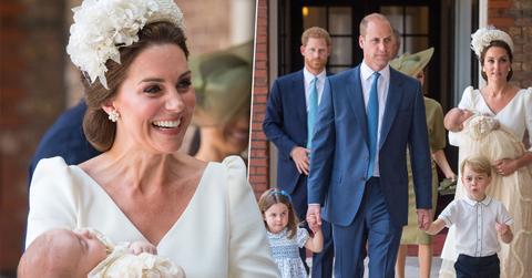 Kate Middleton Prince Louis Christening Royals