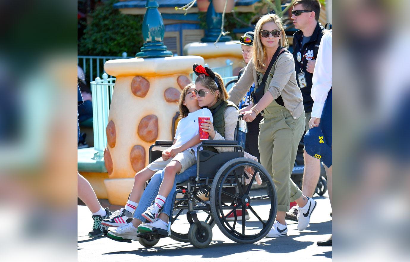 MS Stricken Selma Blair Has Disneyland Fun with Friends and Family