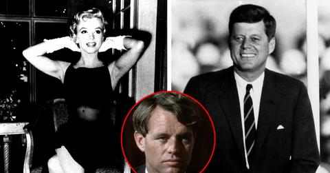 Photo of Marilyn Monroe, John F. Kennedy Jr., Robert F. Kennedy