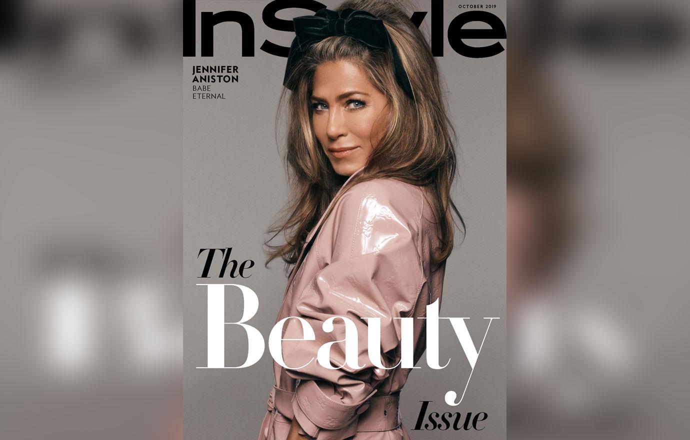 Jennifer Aniston Poses For Cover Shoot For InStyle Magazine