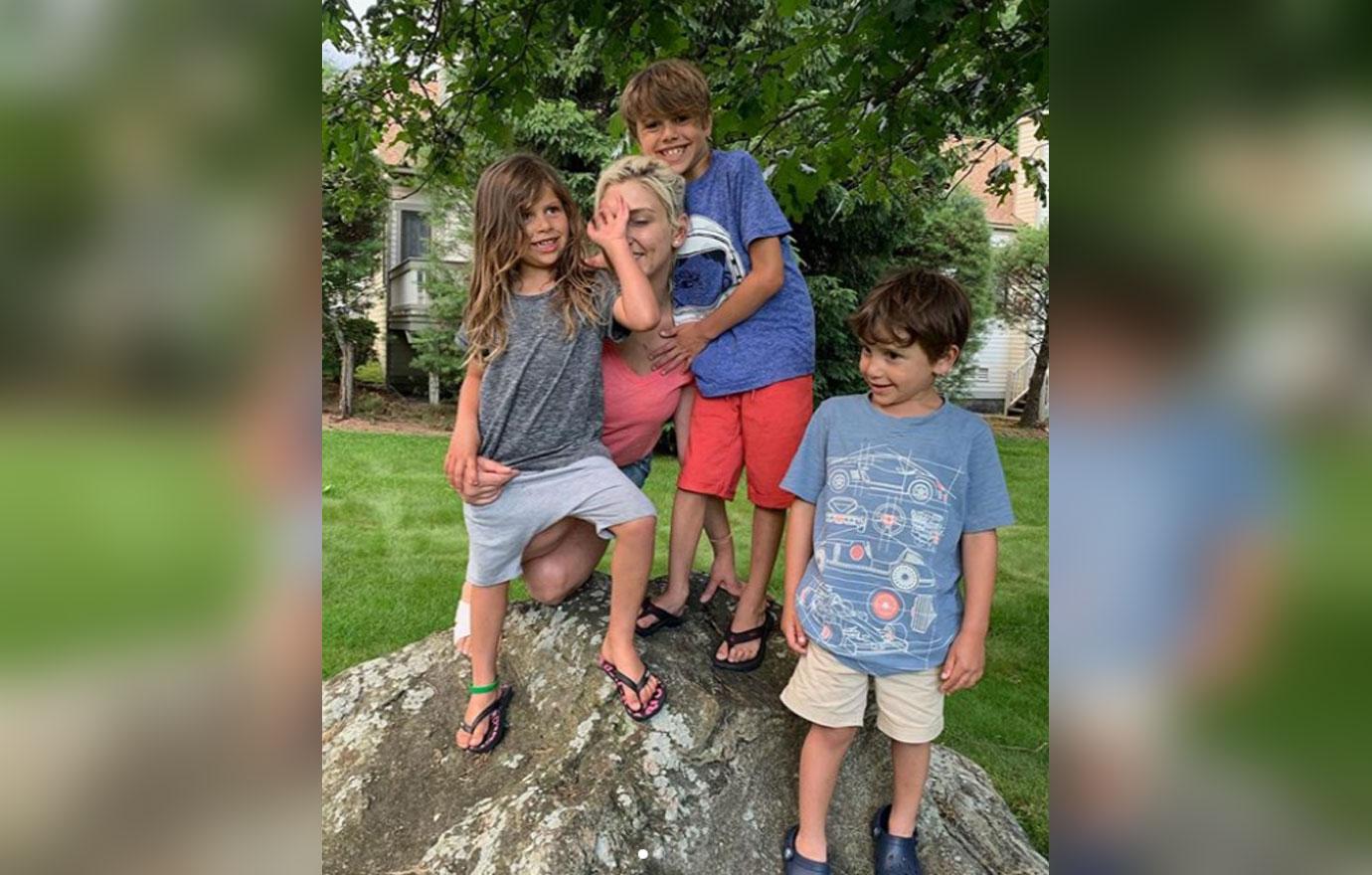 'RHOC' Star Gina Kirschenheiter & Kids In NYC After Husband Matt's Attack