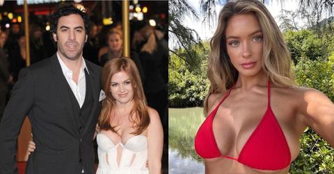 picture of Sacha Baron Cohen, Isla Fisher and Hannah Palmer