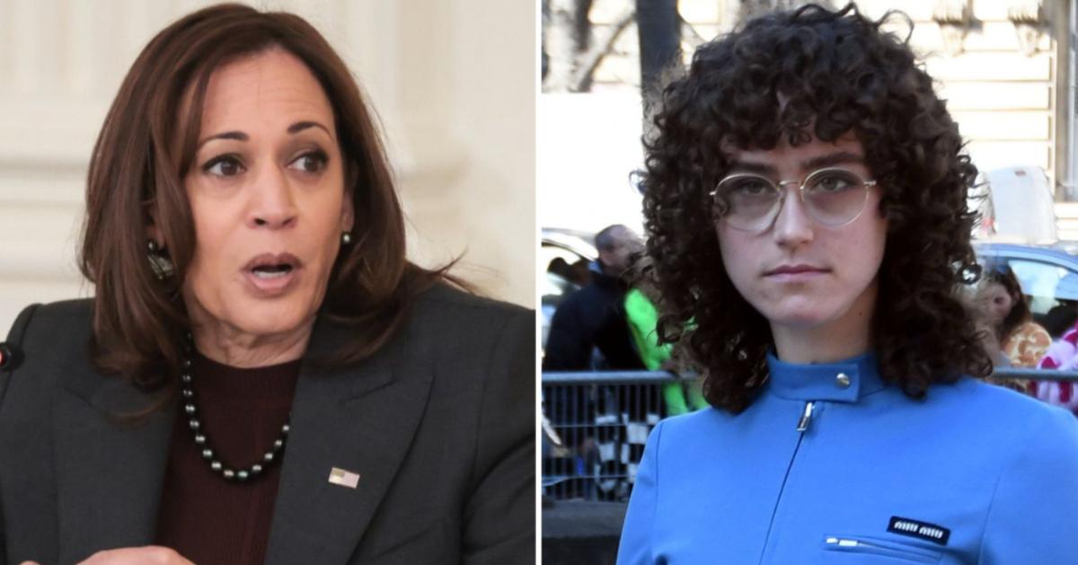 kamala harris stepdaughter nearly bares all fashion show