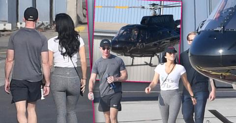 Jeff Bezos Lauren Sanchez Helicopter Ride
