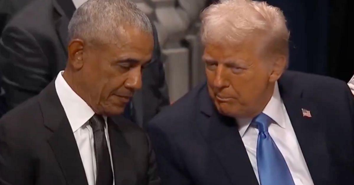 donald trump barack obama laughing kamala harris mad