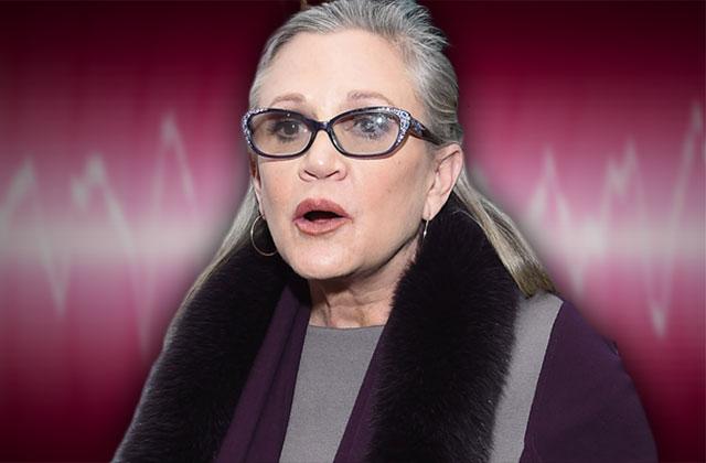 carrie fisher 911 call death heart attack