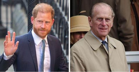 Photo of Prince Philip and Prince Harry