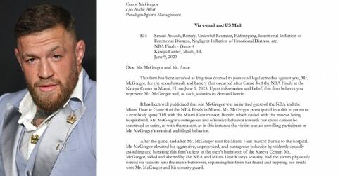 Conor McGregor Led Accuser Into Bathroom Before Alleged Sexual Assault