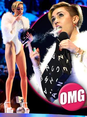 //miley cyrus smokes mtv tall