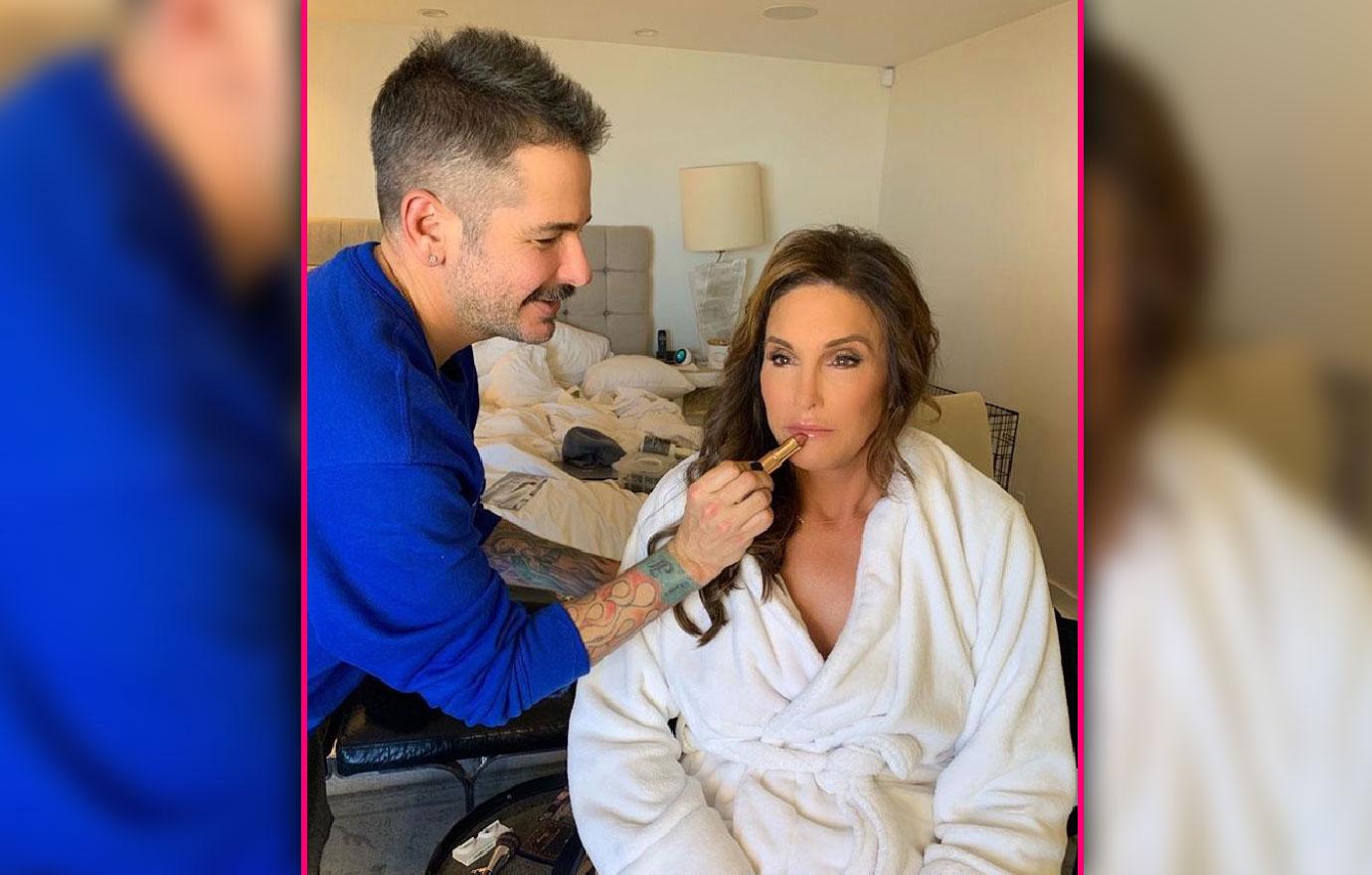 Caitlyn Jenner Gets Glammed Up For Oscars