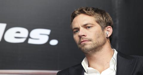 Paul Walker in black suit