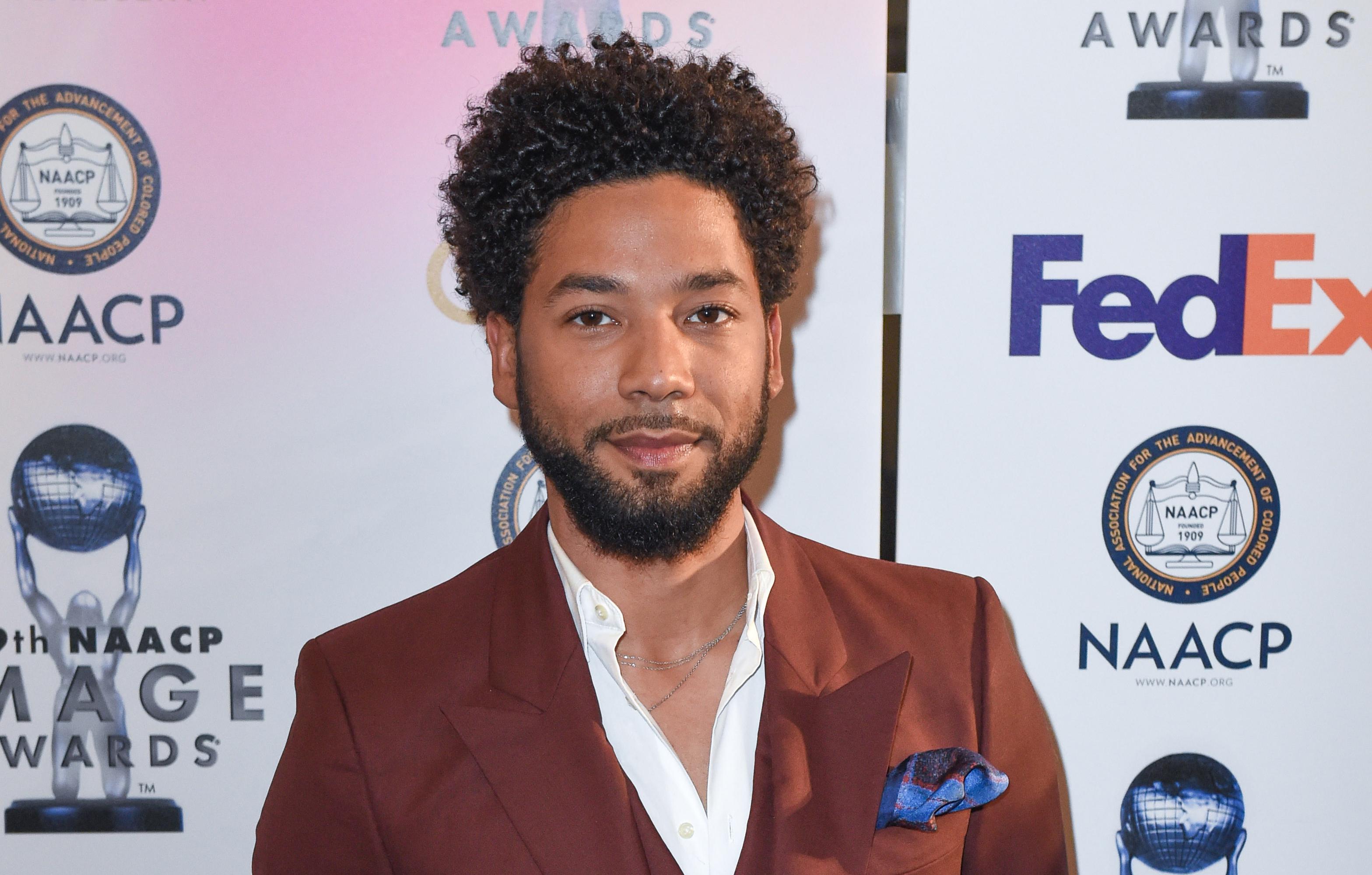 jurnee smollett holding arms jussie trial jury selection begins