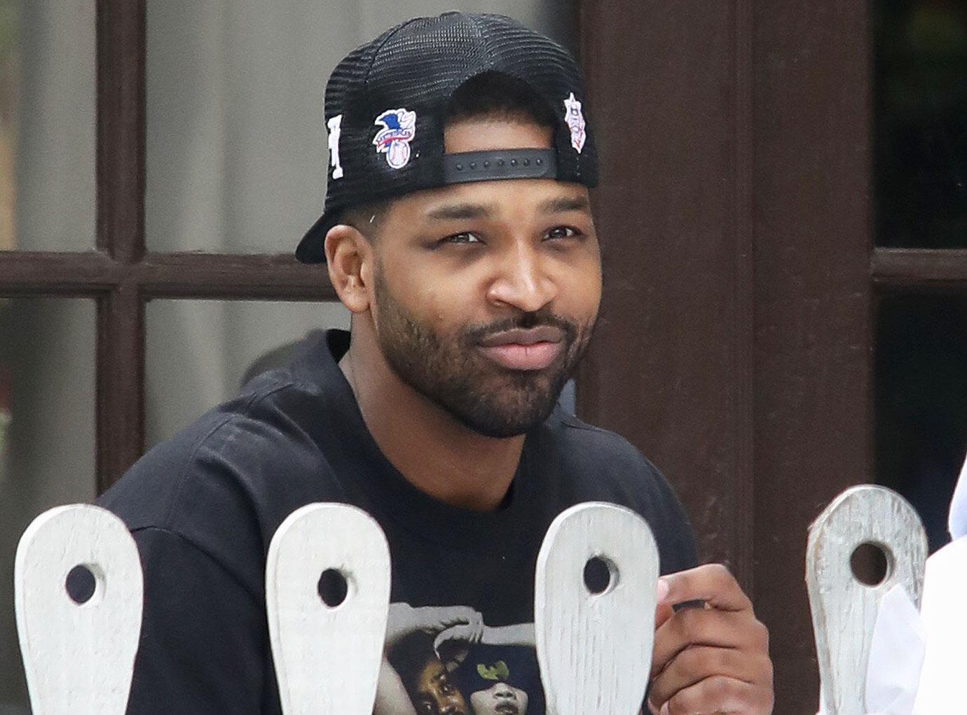 tristan thompson denies sending snapchat offering  baby mama maralee nichols abortion