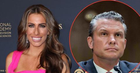 Split photo of Alyssa Farah Griffin and Pete Hegseth