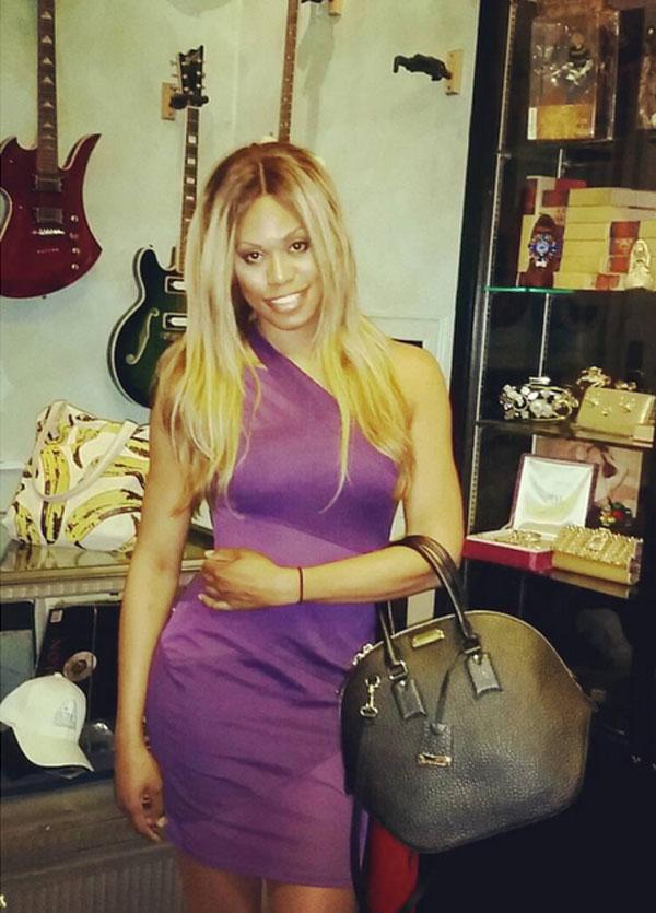 //Laverne Cox at the Pawn Shop at Beauty Essex