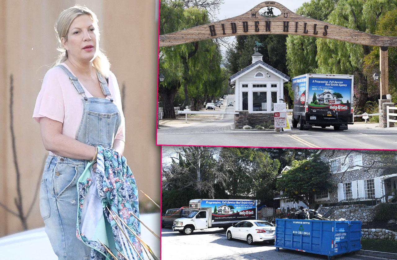 Tori Spelling Moving Truck Broke