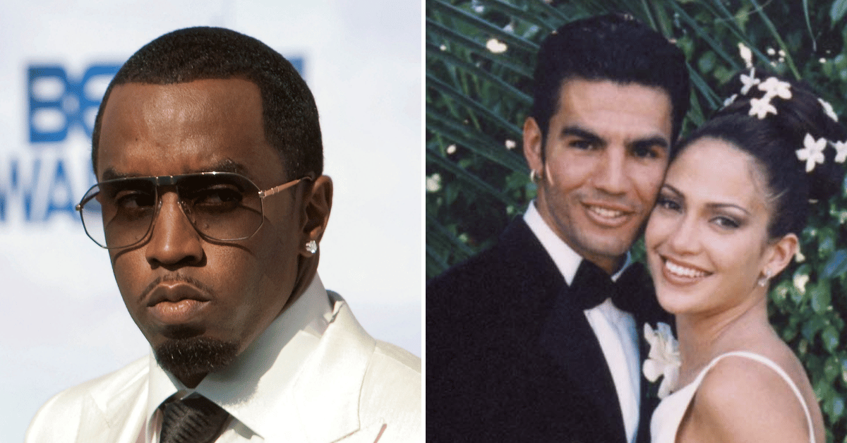 Composite photo of Sean 'Diddy' Combs, Ojani Noa and Jennifer Lopez