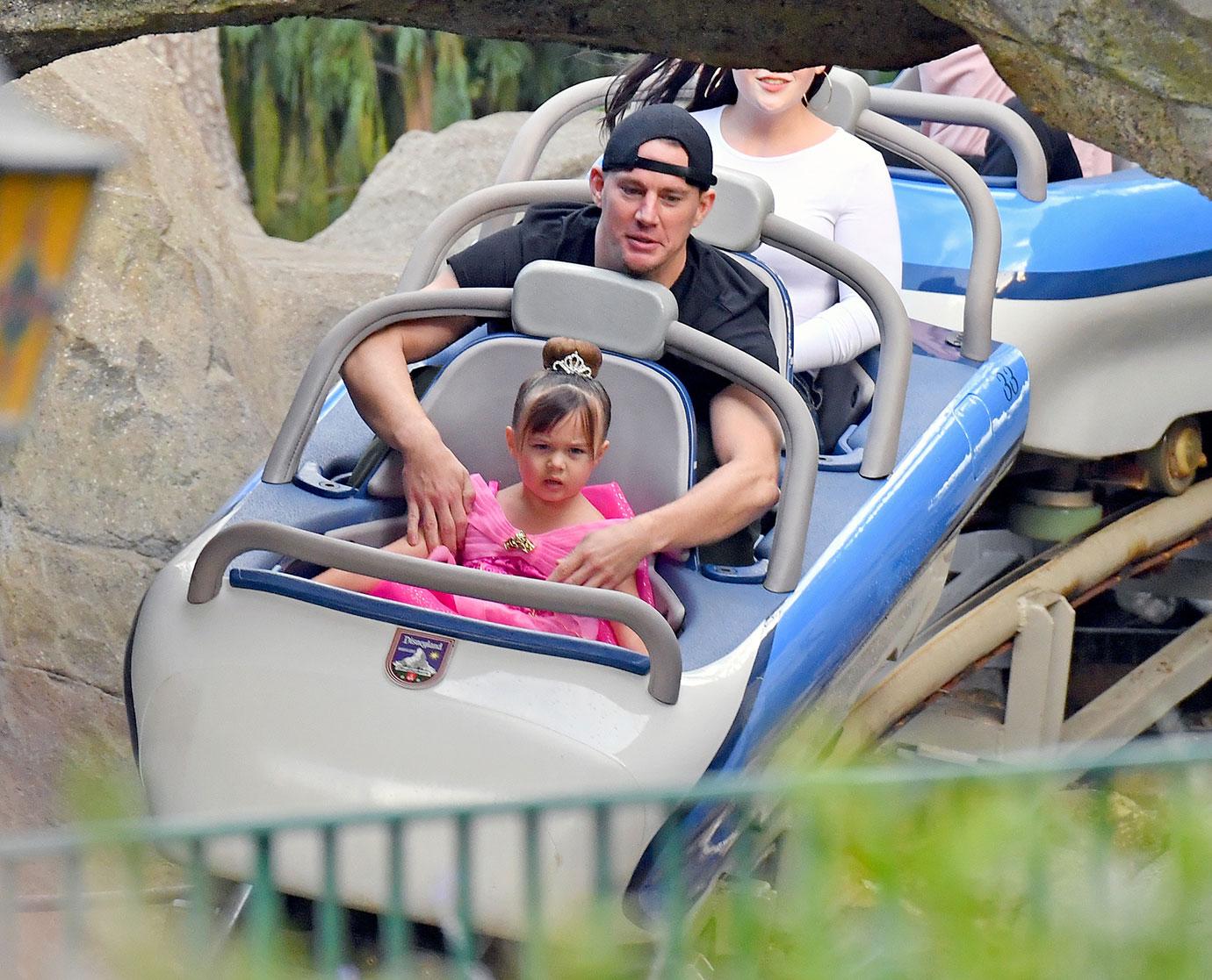 Divorcing Channing Tatum Visits Disneyland With Daughter