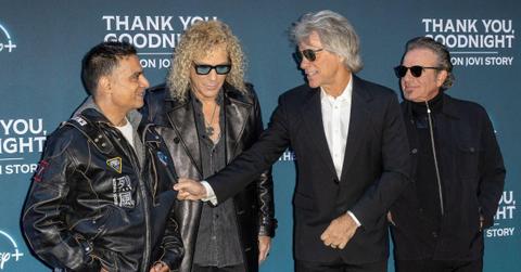 Photo of David Bryan, Gotham Chopra, Jon Bon Jovi, Tico Torres