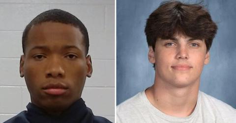 Mugshot of Karmelo Anthony, Photo of Austin Metcalf