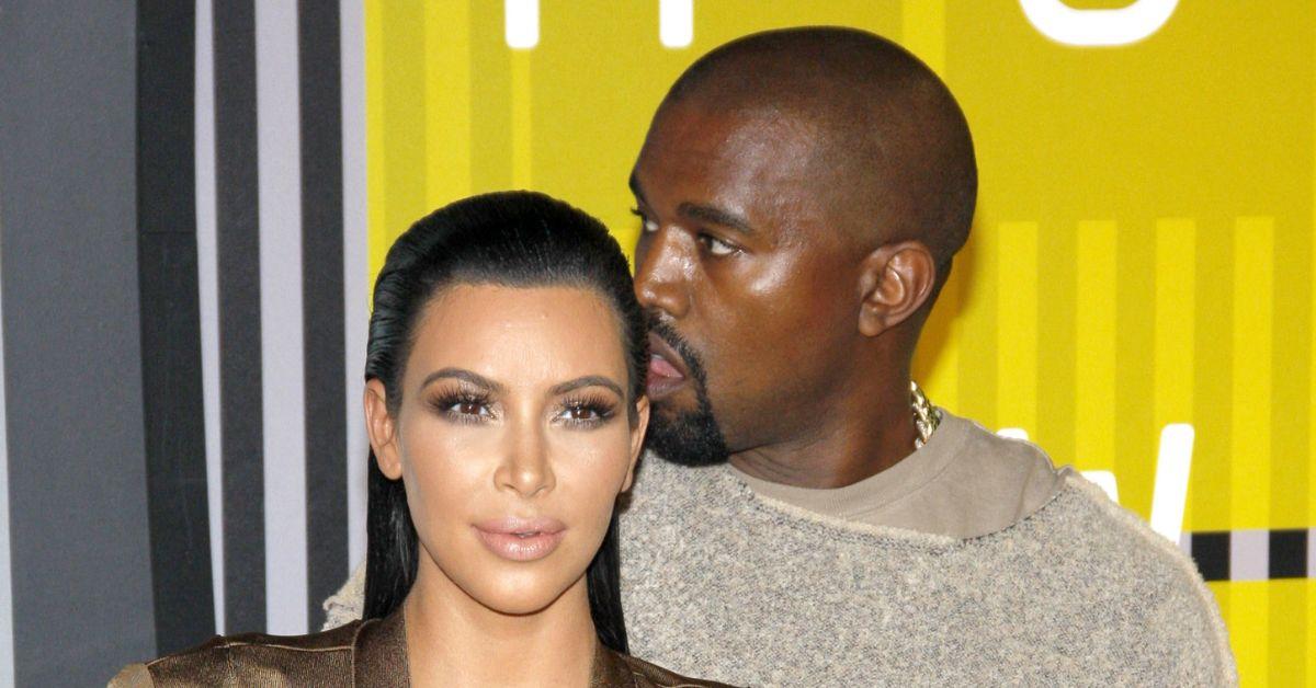 Photo of Kim Kardashian and Kanye West