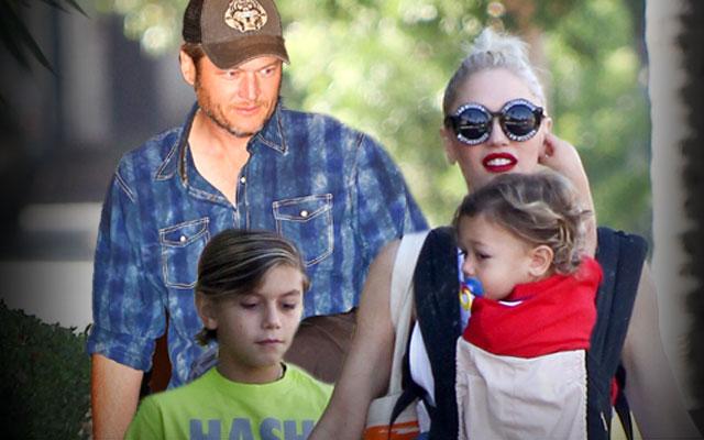 Gwen Stefani Blake Shelton Kids Gavin Rossdale